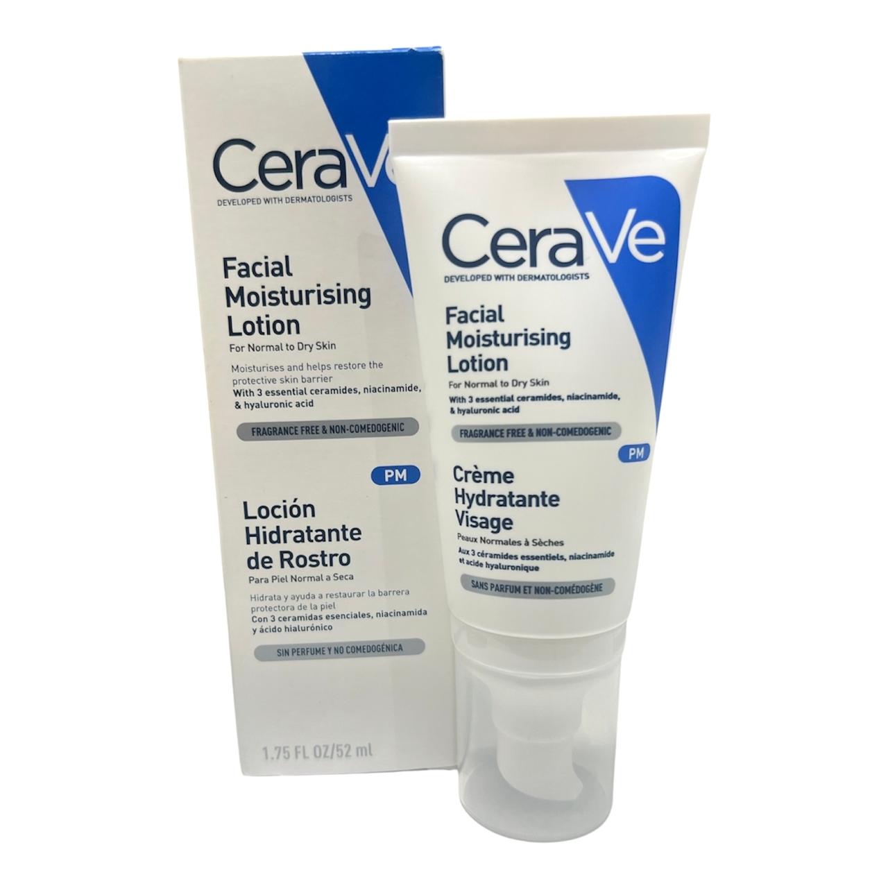 CERAVE Crème Hydratante Visage Peau Normale à Sèche 52ml