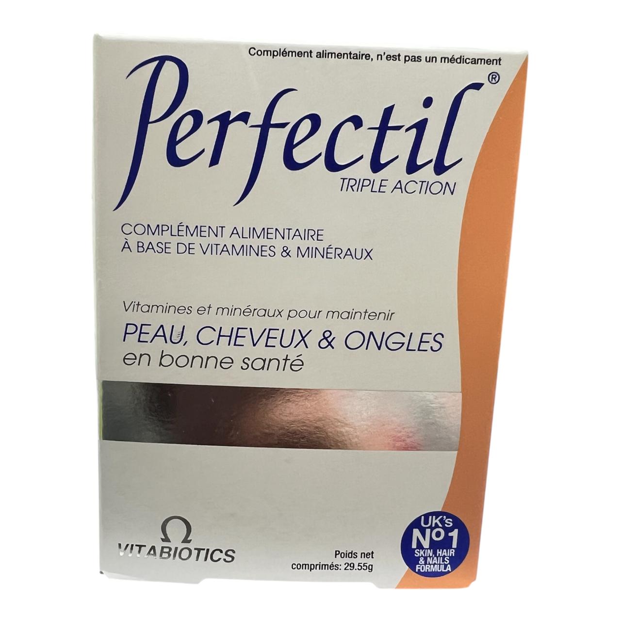 PERFECTIL TRIPLE ACTION PEAU CHEVEUX ET ONGLES 30 COMPRIMES