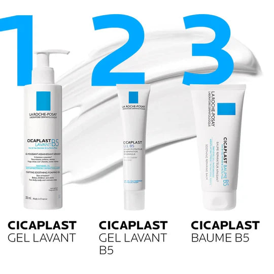 LA ROCHE-POSAY Cicaplast Baume B5 100ml Réparation Apaisement Vitamine B5 5% Multi-Usage Toute Famille + Eau Thermale 50ml OFFERT